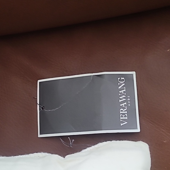 VERA WANG HOME Box Breakfast Throw Pillow FRETWORK 100% Cotton Down  12" X 16" - Picture 8 of 8